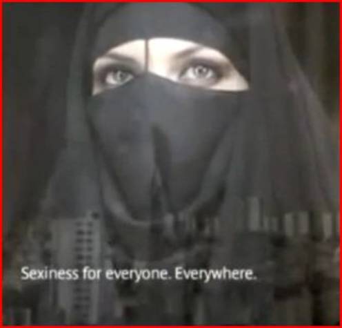 žena, burka